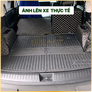 Lót cốp Hyundai Santafe 2025 - Nay - Nhựa dẻo TPO Không mùi, Chuẩn khít form xe, Chống thấm nước