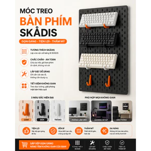 Móc Treo Bàn Phím IKEA Skådis – IKEA Skadis Keyboard Hooks Giá Treo Keyboard Cơ, Bàn Phím Gaming , Móc treo đa năng