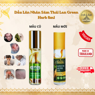 [Combo 12 chai] Dầu Nhân Sâm Ginseng Green Herb Oil Thái Lan - 8ml - SHOP DẦU DOKRAK