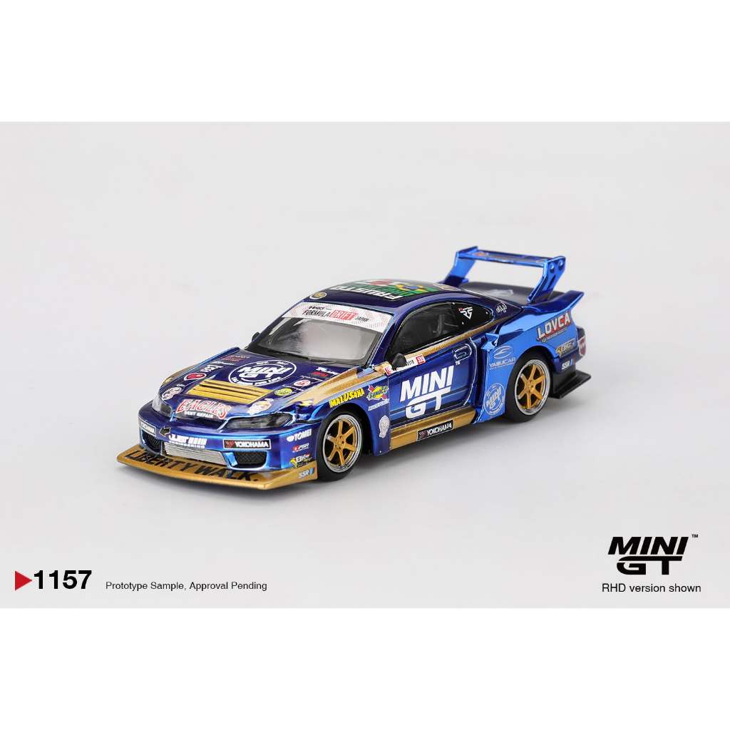 DaboxToys] Xe Mô Hình 1/64 Mini GT Nissan S15 ER34 35GTRR 1157
