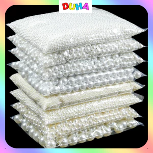 1kg Hạt Ngọc Trai Nhân Tạo kunkka 3-14mm Không Xốp Dùng Làm Trang Sức Thời Trang DIY DUHA 028