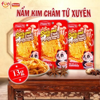 Nấm Kim Châm, Nấm Bào Ngư Ăn Liền, Đồ Ăn Vặt Cay Nhẹ, Đóng Gói Tiện Lợi, Ăn Kèm Cơm, Mì Hoặc Lẩu Cực Ngon