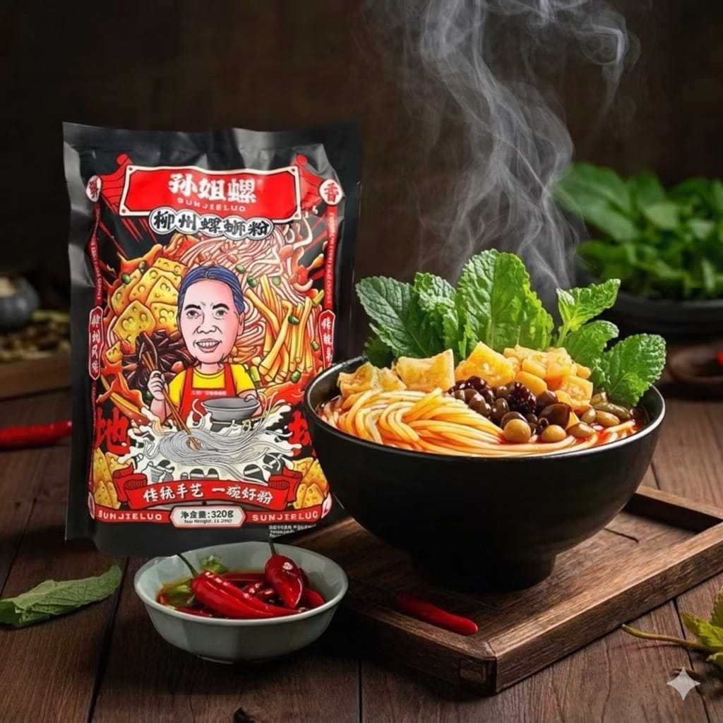 Combo 2 Gói Bún Ốc Bà Tôn – Hương Vị Đậm Đà Chính Gốc Sun Jieluo.s8