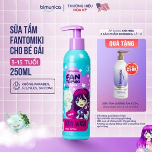 Sữa Tắm Cho Bé Gái Từ 3 Tuổi Bimunica Fantomiki Làm Sạch Dịu Da Hương Thơm Ngọt Ngào