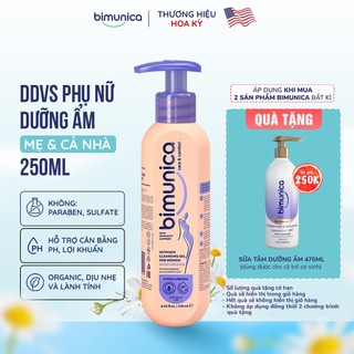 Dung Dịch Vệ Sinh Phụ Nữ Bimunica 250ml Dưỡng Ẩm Làm Sạch Vùng Kín, Cân Bằng PH