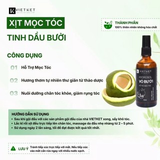 XỊT VỎ BƯỞI HỖ TRỢ MỌC TÓC VIỆT KẾT