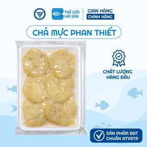 250g chả mực tươi Phan Thiết, chả mực giã tay cao cấp, chả mực nguyên chất, dai ngon