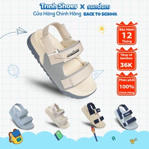 SANDANI Giày Sandal Nữ Xám Sữa Hot Trend, Đế Êm Chống Trơn (Nên Tăng 1 Size) - BẢO HÀNH 1 NĂM