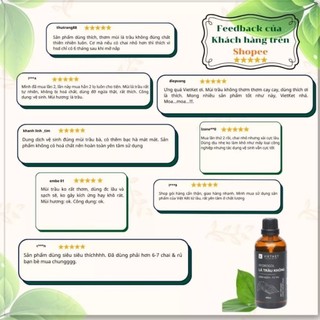 Vệ sinh lá trầu không bạc hà Vietket 100ml - đậm đặc, không bọt, nguyên chất - Giảm nấm ngứa