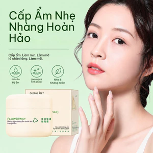 Kem lót trang điểm FLOWERWAY Moisturizing Skin-fit,dưỡng ẩm sâu,ẩn lỗ chân lông,bám kem nền,30g
