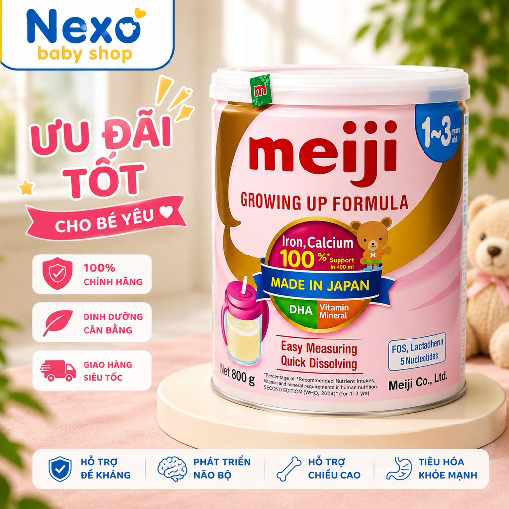 Sữa Meiji Nhập Khẩu 1-3 tuổi 800g