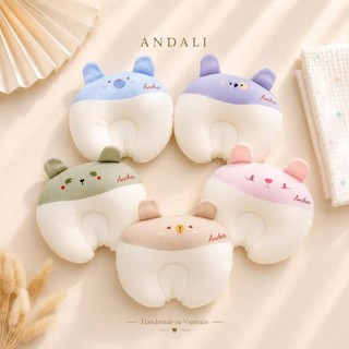 Gối xô Muslin chống ngạt cho bé nhỏ, an toàn, bông cao cấp Anchee