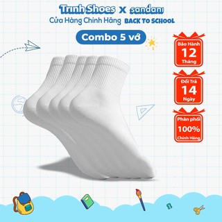 [QUÀ TẶNG] Vớ Tất Cổ Trung Bamboo Sợi Tre Thiên Nhiên Kháng Khuẩn Khử Mùi Nam Nữ Unisex