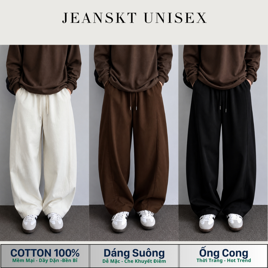 Quần Kaki Nam Ống Suông Form Đẹp Cotton Cao Cấp Tôn Dáng Che Khuyết Điểm - JEANSKT