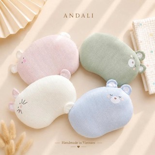 Gối thông hơi Tencel cho bé Anchee, vỏ tháo rời dễ dàng