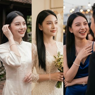 [NgocDaisy] N59 Vòng tay handmade hạt Ngọc nhân tạo đá sang trọng