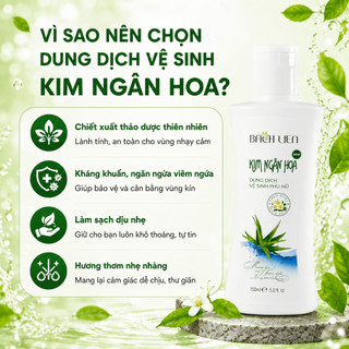 Dung dịch vệ sinh phụ nữ Kim Ngân Hoa kháng khuẩn, ngăn mùi khó chịu