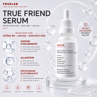 [50ml] Serum True Friend TrueLab hỗ trợ ngừa mụn, giảm thâm, giảm viêm, dưỡng trắng mờ thâm sạm thâm
