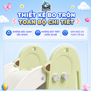 Cầu Trượt Cho Bé Pakey New 2026 Máng Trượt 175cm TẶNG SET BÓNG RỔ, Cầu Trượt Gấp Gọn Tiện Lợi Chính hãng Bảo Hành 1 Năm