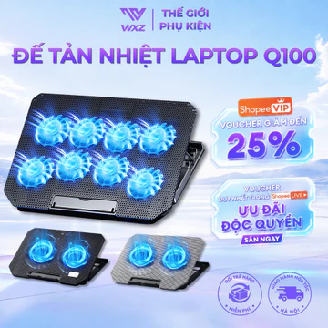 Laptop Cooling Pad Q100 – Noise Cancelling