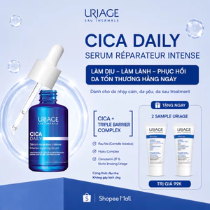 Serum cấp ẩm dưỡng da làm dịu phục hồi ngăn ngừa lão hóa URIAGE BARIÉDERM-CICA DAILY 30ml