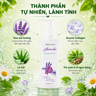 [CHÍNH HÃNG] Dung dịch Vệ sinh phụ nữ Lavender giảm viêm ngứa, khử mùi và cân bằng pH 120ml