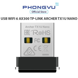 USB WiFi 6 AX300 TP-Link Archer TX1U Nano - Bảo hành 24 tháng