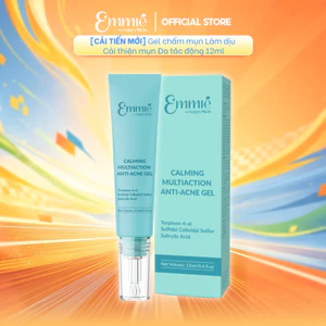 NEW 01 Tuýp Gel Làm dịu da Cải thiện mụn đa tác động CALMING MULTIACTION ANTI-ACNE 12ml Emmie by Happyskin