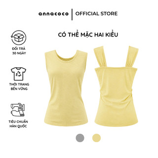 [HOẢ TỐC] Áo Thun Nữ Sát Nách Dây Bản To Dáng Ôm Thanh Lịch | Cos Nasi Tee