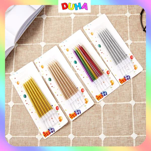 Combo 10 Hộp Nến Bút Chì Cao Cấp - Phụ Kiện Trang Trí Bánh Kem DUHA 023