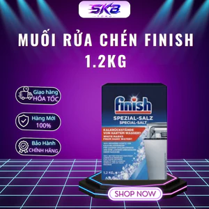 Muối rửa chén Finish 1.2kg - Hàng Chính Hãng