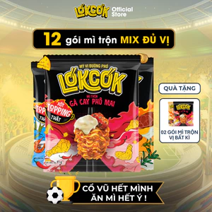Combo Mì Trộn LOKCOK - Thực Thần Đường Phố (Gói)
