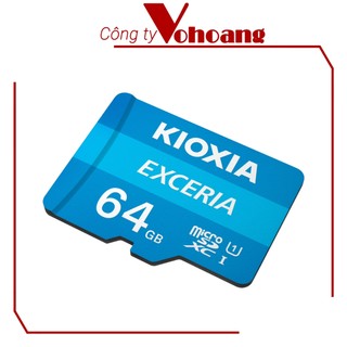 Thẻ Nhớ Kioxia Exceria 64GB MicroSDXC UHS-I U1 100MB/s Cho Camera Điện Thoại