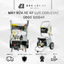 Máy Rửa Xe Corleone G500 Plus Khung Xe Đẩy – Động Cơ Cảm Ứng Từ 220V – Áp Lực 120 Bar