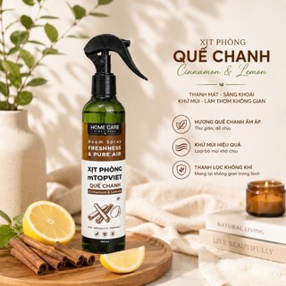 Xịt Thơm Phòng 4 Lọa Mùi Hương Đánh Bay Mùi Hôi, Ẩm Mốc MTOPVIET Chính Hãng HOME CARE