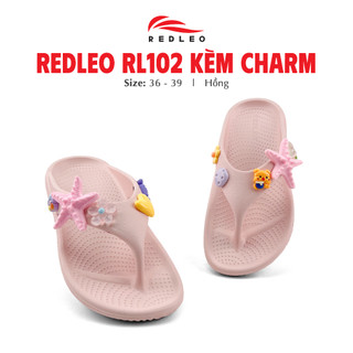 Dép Xỏ Ngón Nữ EVA REDLEO RL102 - Dép Kẹp Đúc Nguyên Khối Êm Chân Chống Trượt Đi Biển