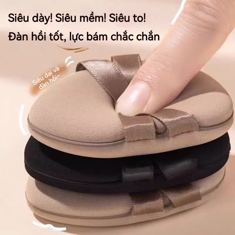 Miếng bọt trang điểm,siêu mềm,dùng được cả khô và ướt,không hút phấn,2 màu