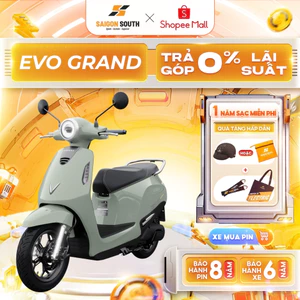Xe Máy Điện VinFast Evo Grand - Góp 0% - 262km 1 lần sạc