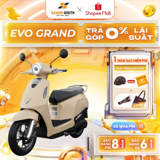 [NHẬN HCM] Xe Máy Điện VinFast Evo Grand - Góp 0% - 262km 1 lần sạc