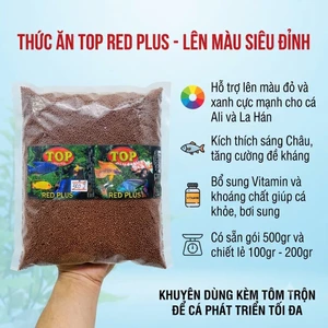 TOP THÁI LAN ALI THỨC ĂN HỖ TRỢ LÊN MÀU CHO CÁ ALI RED PLUS AQUATECH
