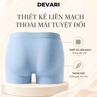 Quần Lót Boxer Nam Chất Liệu Cotton Cao Cấp, Quần Sịp Nam Co Giãn Thoáng Mát DEVARI N777