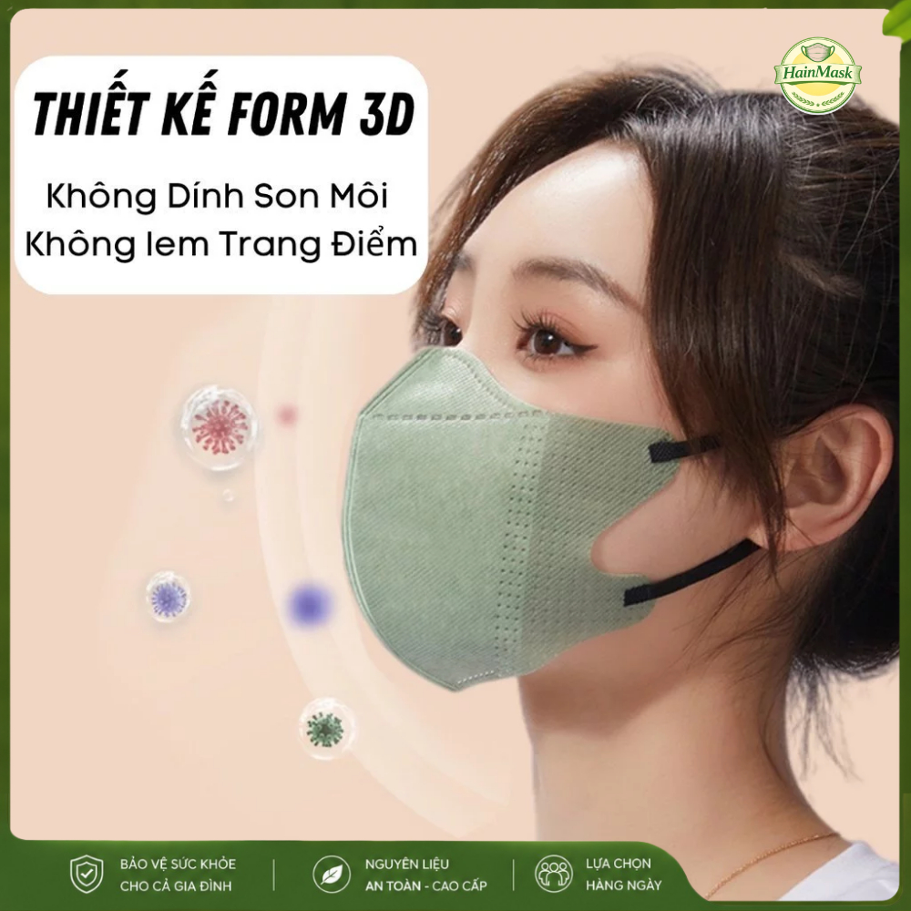 [Set 100 Cái Đủ Màu] Khẩu Trang 5D UNI MASK (Uni Care) Hàng Cao Cấp Chống Bụi Mịn Chính Hãng