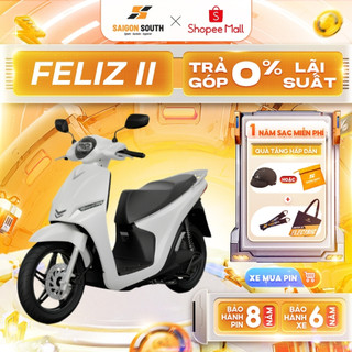 [NHẬN HCM] Xe Máy Điện VinFast Feliz II - Mua Pin - Góp 0%