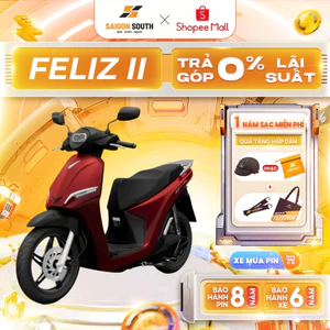 Xe Máy Điện VinFast Feliz II - Mua Pin - Góp 0%