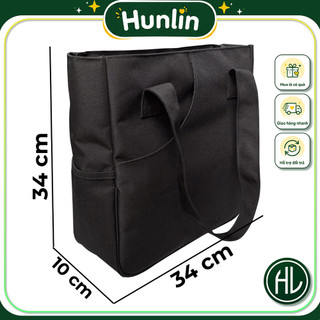 Túi Canvas Pickleball Hunlin | Túi Đựng Vợt, Bình Nước & Phụ Kiện | Pickleball Club Tote Bag HLB001