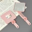 Gương Cầm Tay Mini Mặt Vuông Kèm Lược Tháo Rời Tặng Charm Hello Kitty Gương Trang Điểm Bỏ Túi MUN STORE GUONGTROI235
