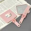 Gương Cầm Tay Mini Mặt Vuông Kèm Lược Tháo Rời Tặng Charm Hello Kitty Gương Trang Điểm Bỏ Túi MUN STORE GUONGTROI235