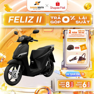 [NHẬN HCM] Xe Máy Điện VinFast Feliz II - Thuê Pin - Góp 0%