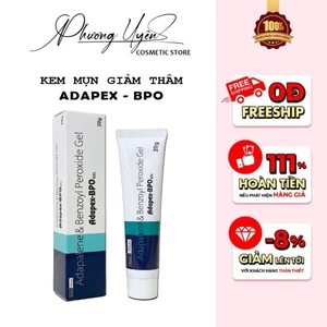 Kem Giảm Mụn Benzoyl Adapex BPO Adapalene Gel Giảm Mụn Bọc Mụn Viêm Dành Cho Da Nhạy Cảm Gel 20g