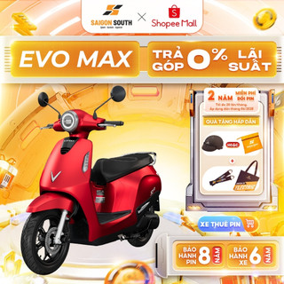 [NHẬN HCM] Xe Máy Điện VinFast Evo Max - Thuê Pin - Góp 0%
